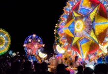 Giant Lanterns Glow As Eastern Samar Town Kickstarts Christmas Fest